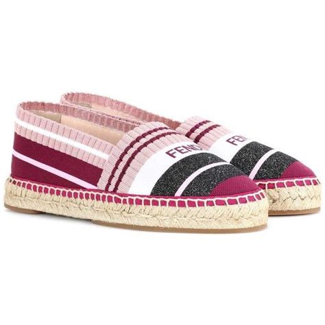 fendi printed jersey espadrilles|fendi clothing for women.